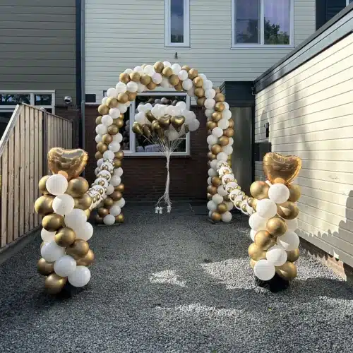 ballonnen boog met poort 1